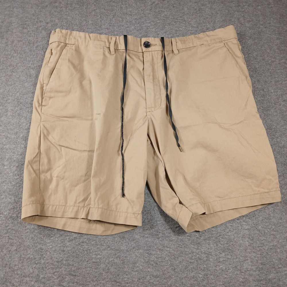 Goodfellow & Co Chino Shorts Mens‎ 40 Khaki Tan 9" Inseam Stretch Quick Dry